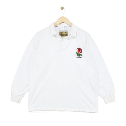 Mens England Rugby Jersey Embroidered