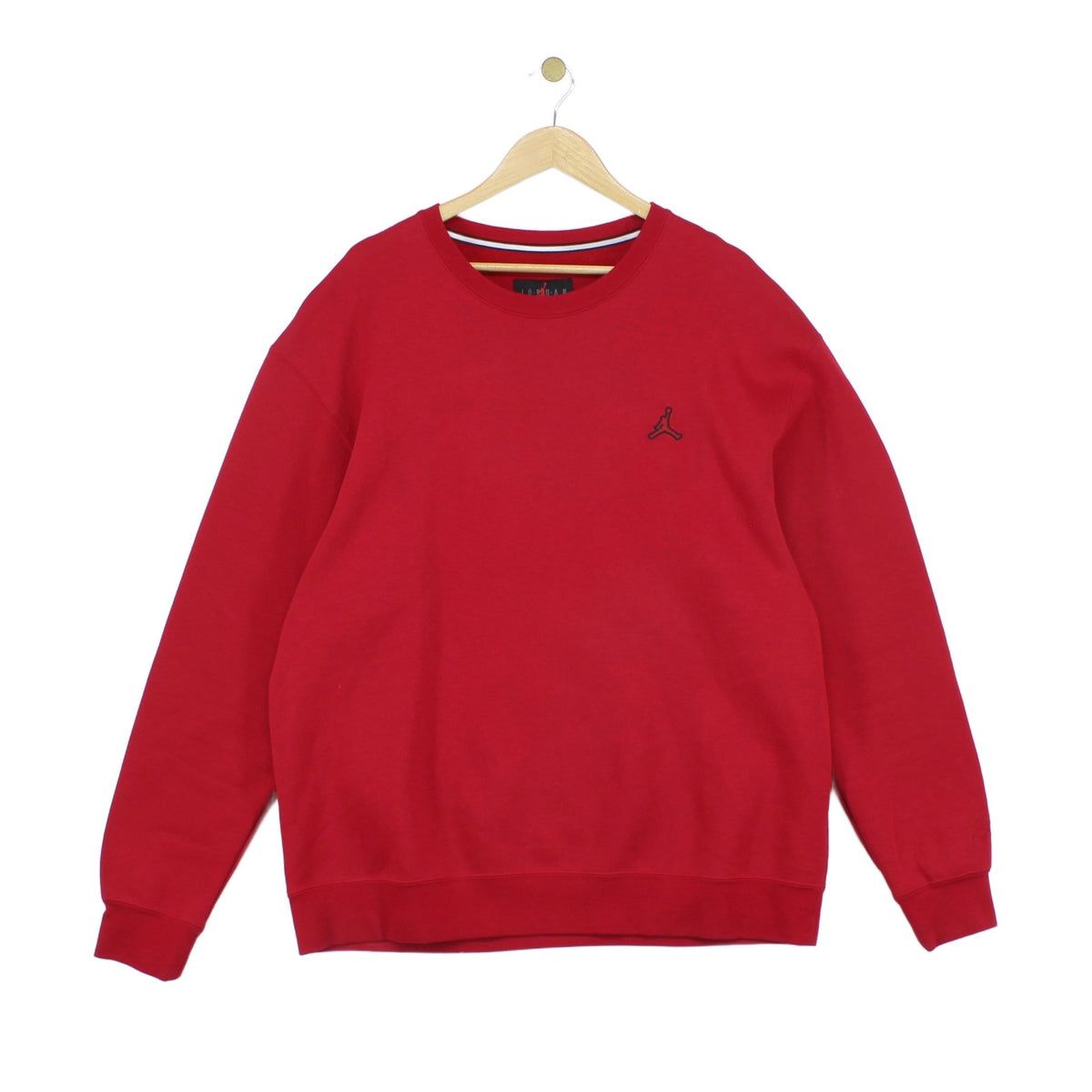 Mens Sweatshirt Crew Neck Embroidered Logo