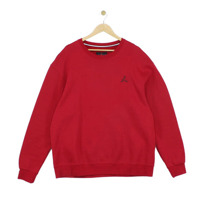 Mens Sweatshirt Crew Neck Embroidered Logo
