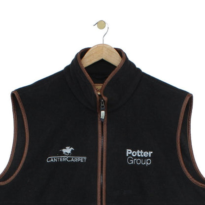 Mens Oakham Fleece Gilet Vest Full Zip Logo