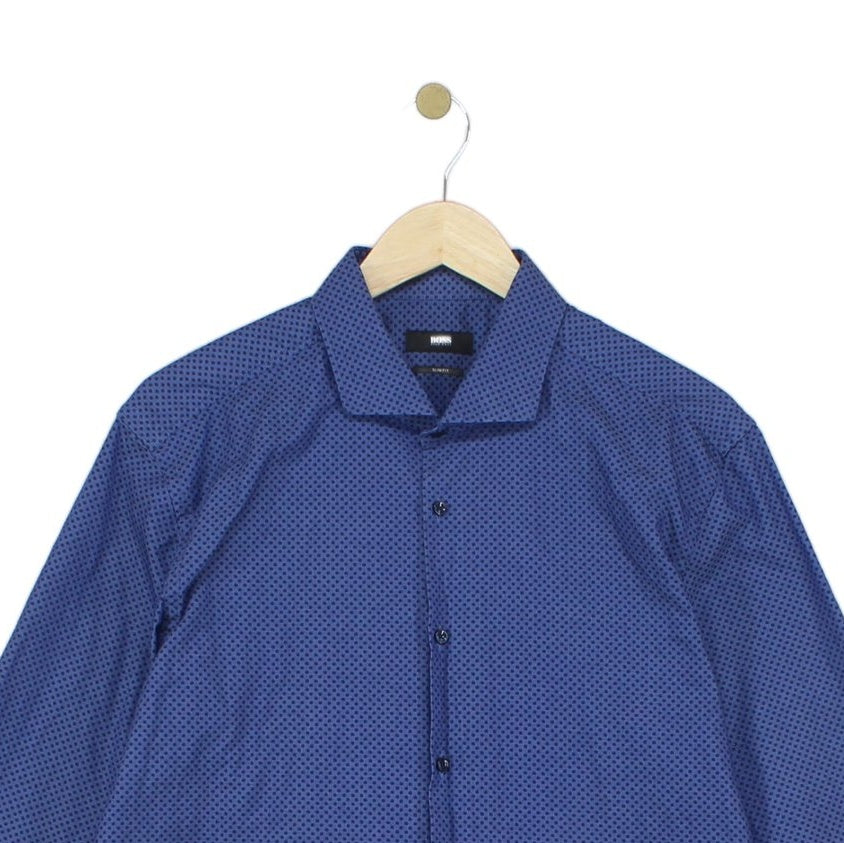 Mens Polka Dot Shirt Slim Fit