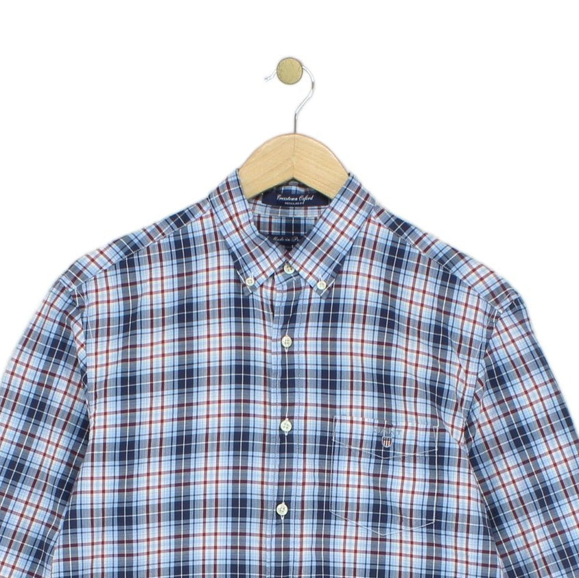 Mens Plaid Shirt Made In Portugal Long Sleeve Check