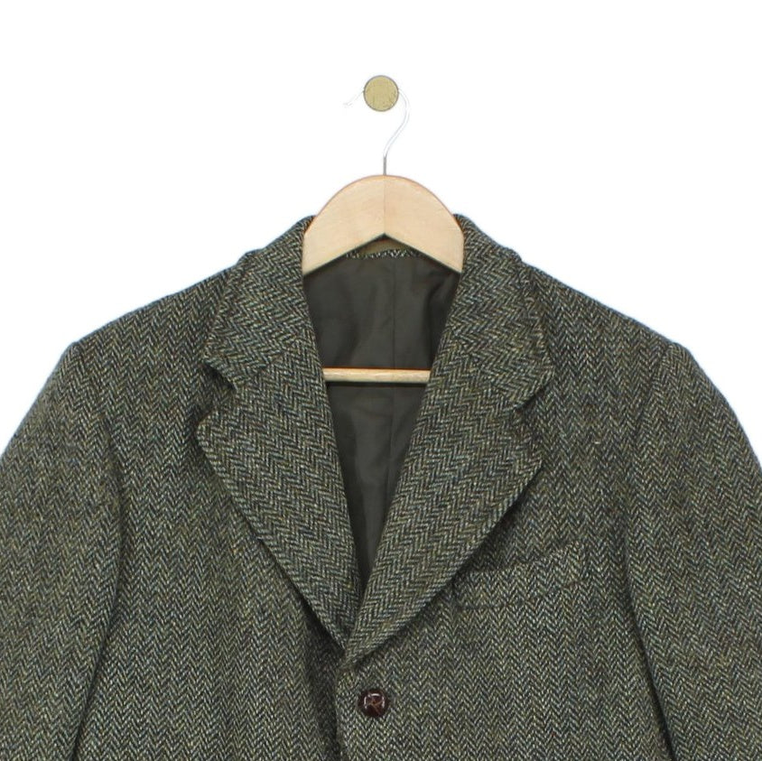 Mens Harris Tweed Blazer Formal Classic