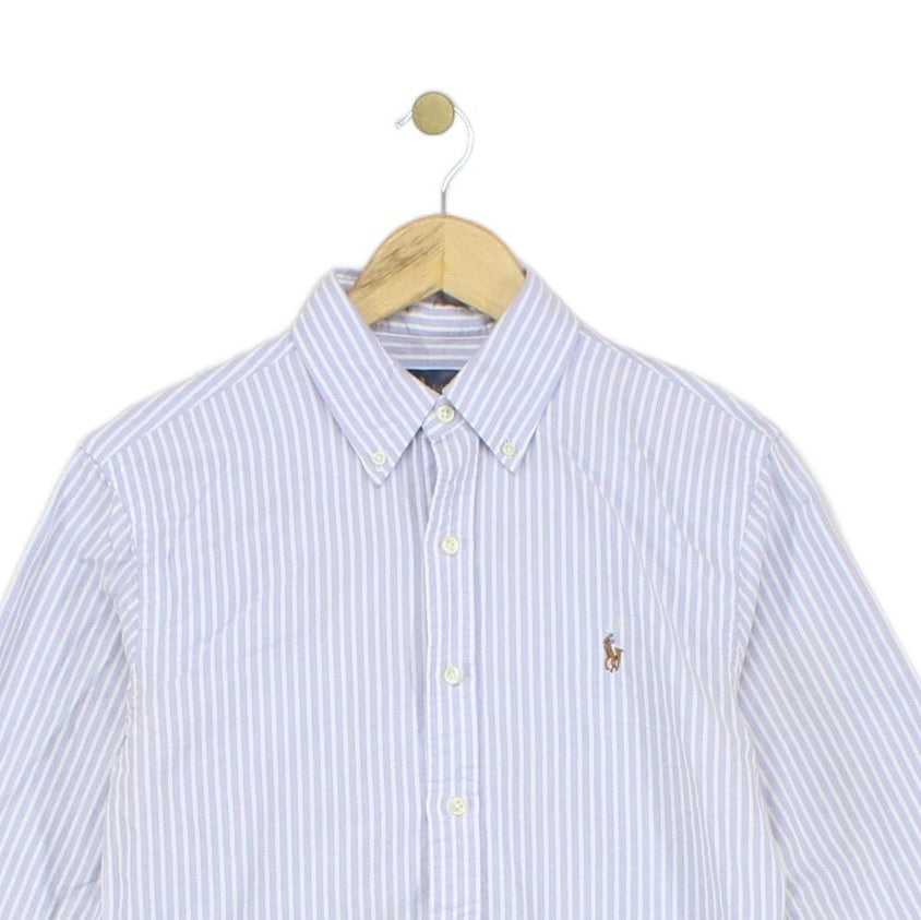 Mens Striped Shirt Button Up Slim Fit