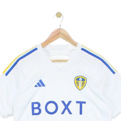 Mens Leeds United 2023-24 Football Shirt Home Jersey Slim