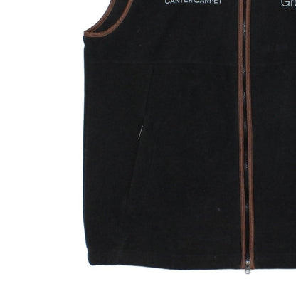 Mens Oakham Fleece Gilet Vest Full Zip Logo
