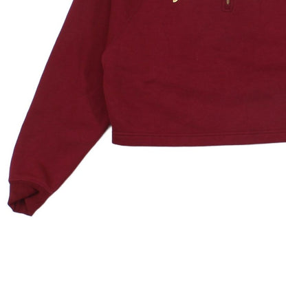 Womens 1/4 Zip Sweatshirt Cropped Pullover