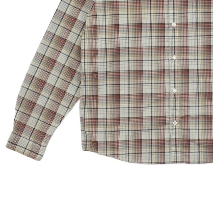 Mens Plaid Shirt Long Sleeve Check
