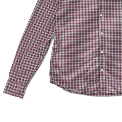 Mens Plaid Shirt Long Sleeve Check