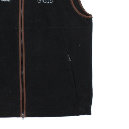 Mens Oakham Fleece Gilet Vest Full Zip Logo