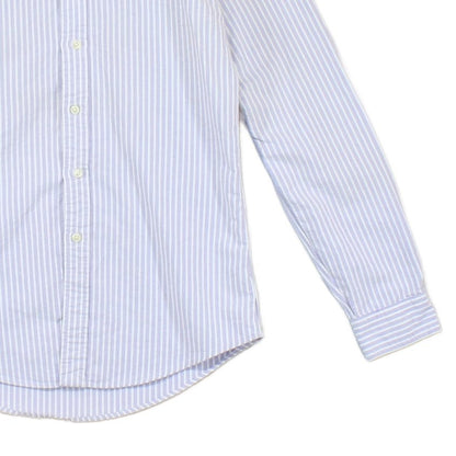 Mens Striped Shirt Button Up Slim Fit
