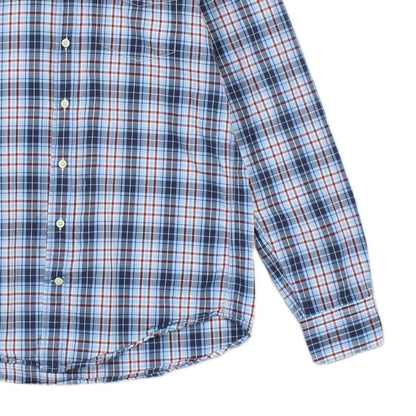 Mens Plaid Shirt Made In Portugal Long Sleeve Check