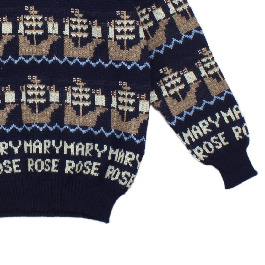 Mens Mary Rose Jumper Uk Made  Knit