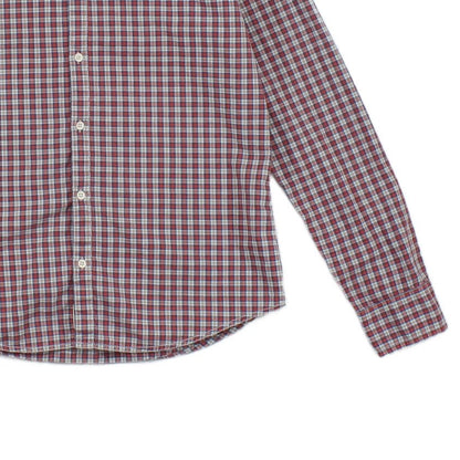 Mens Plaid Shirt Long Sleeve Check