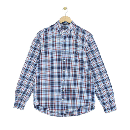 Mens Plaid Shirt Made In Portugal Long Sleeve Check
