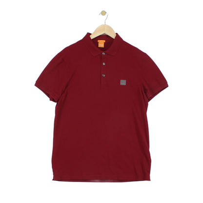 Mens Polo Shirt Stretch Slim Fit Short Sleeve Collared