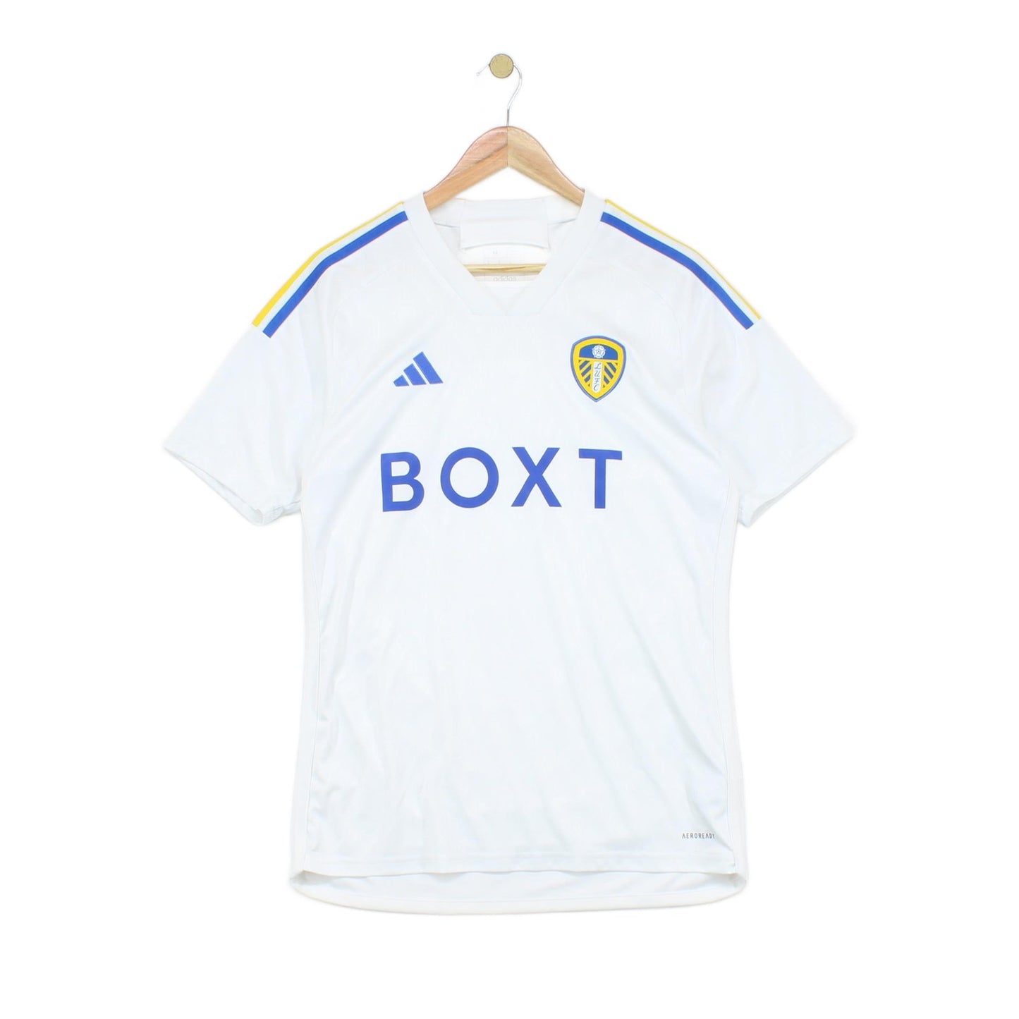 Mens Leeds United 2023-24 Football Shirt Home Jersey Slim