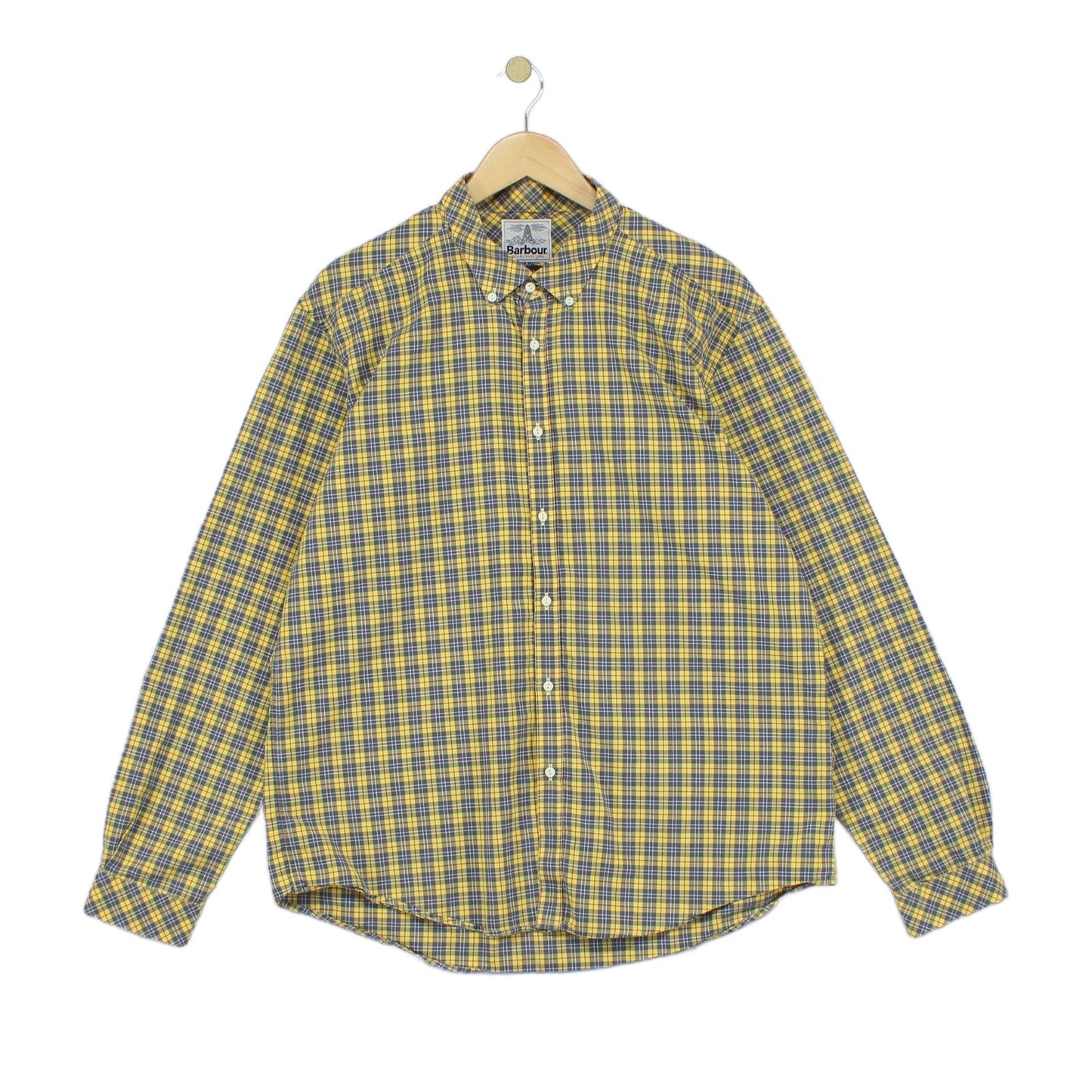 Mens Check Shirt Slim Fit Button Up Long Sleeve