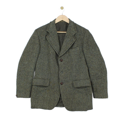 Mens Harris Tweed Blazer Formal Classic