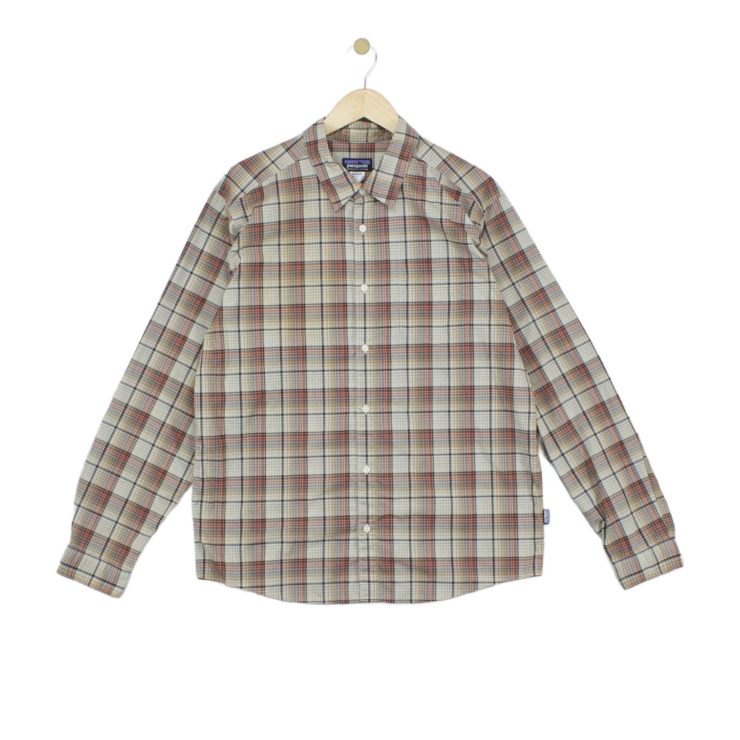 Mens Plaid Shirt Long Sleeve Check