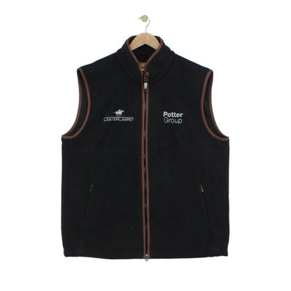 Mens Oakham Fleece Gilet Vest Full Zip Logo