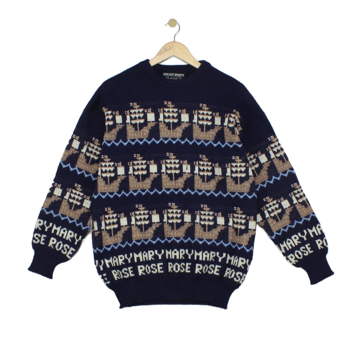 Mens Mary Rose Jumper Uk Made  Knit