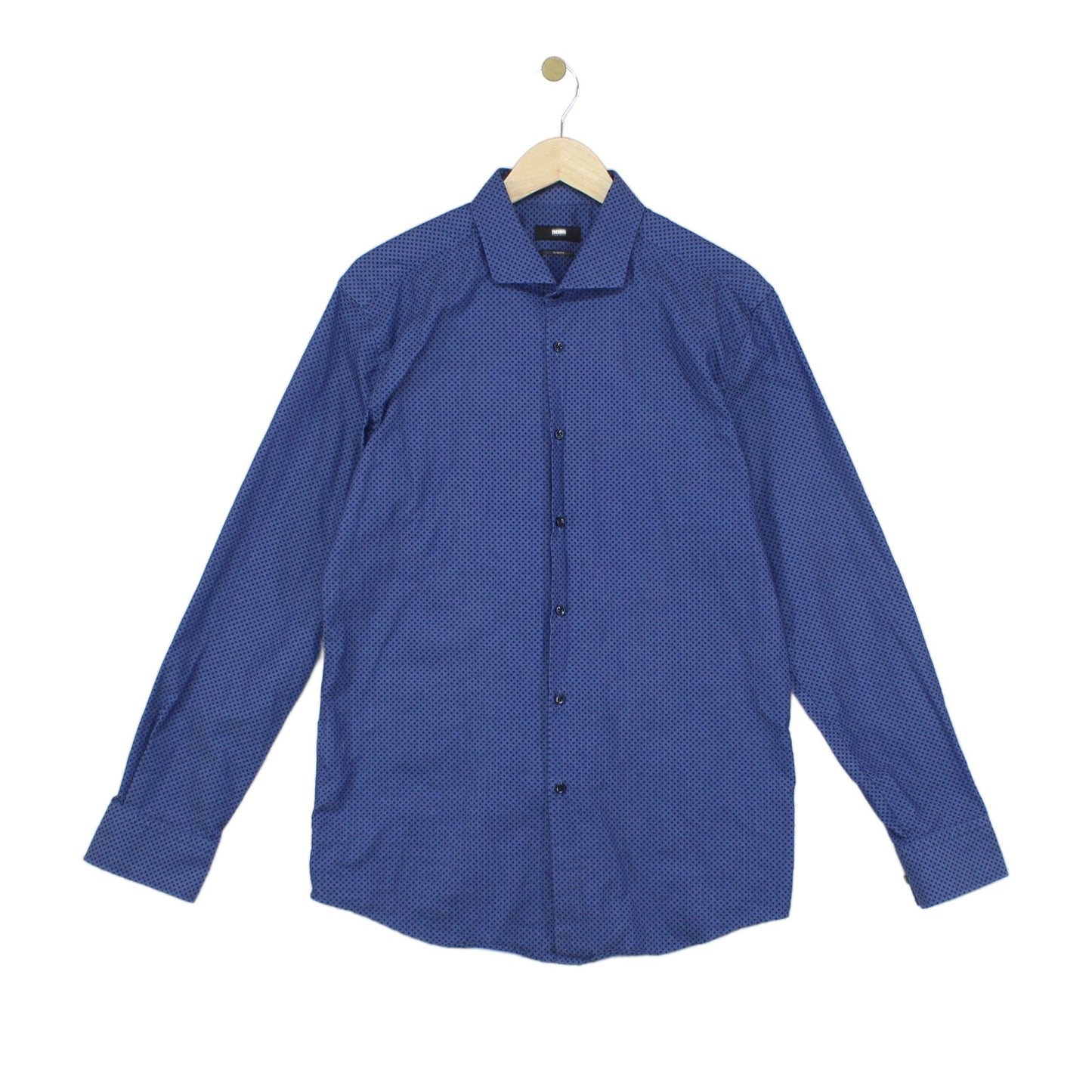 Mens Polka Dot Shirt Slim Fit