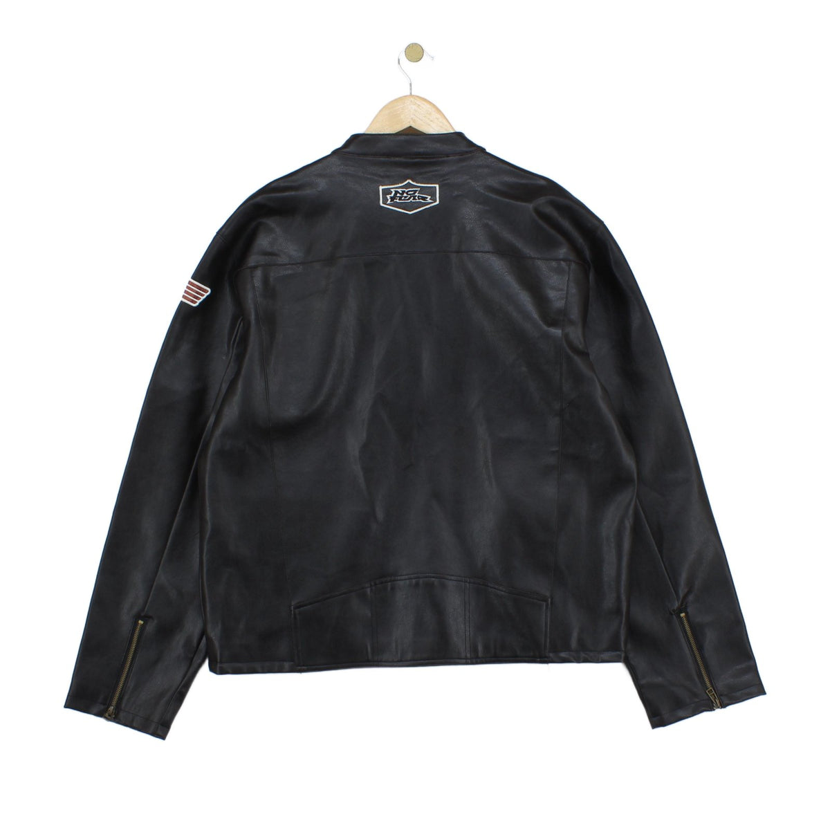 Mens Biker Jacket Full Zip