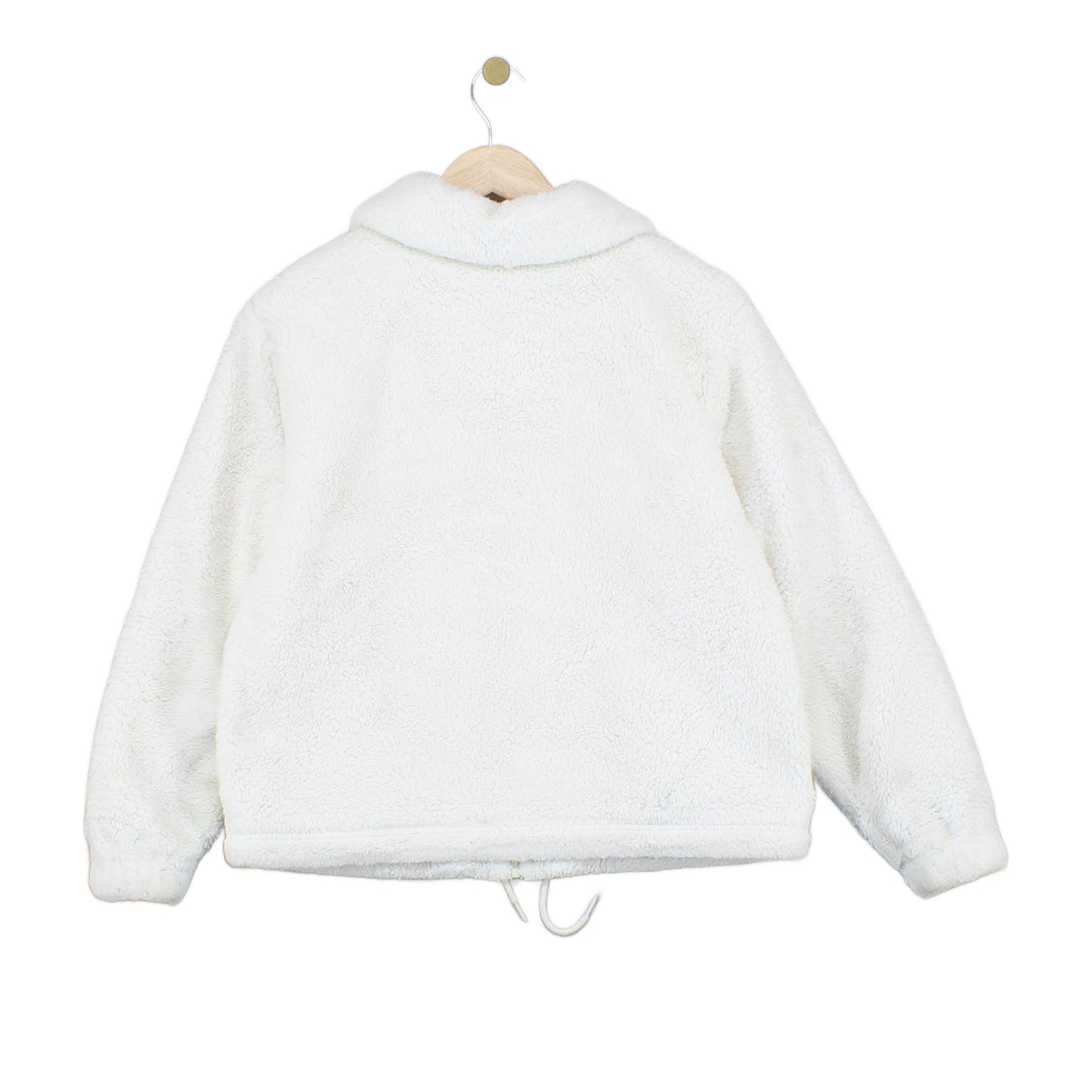 Womens Sherpa Fleece Jacket Collared