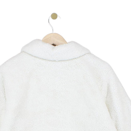 Womens Sherpa Fleece Jacket Collared
