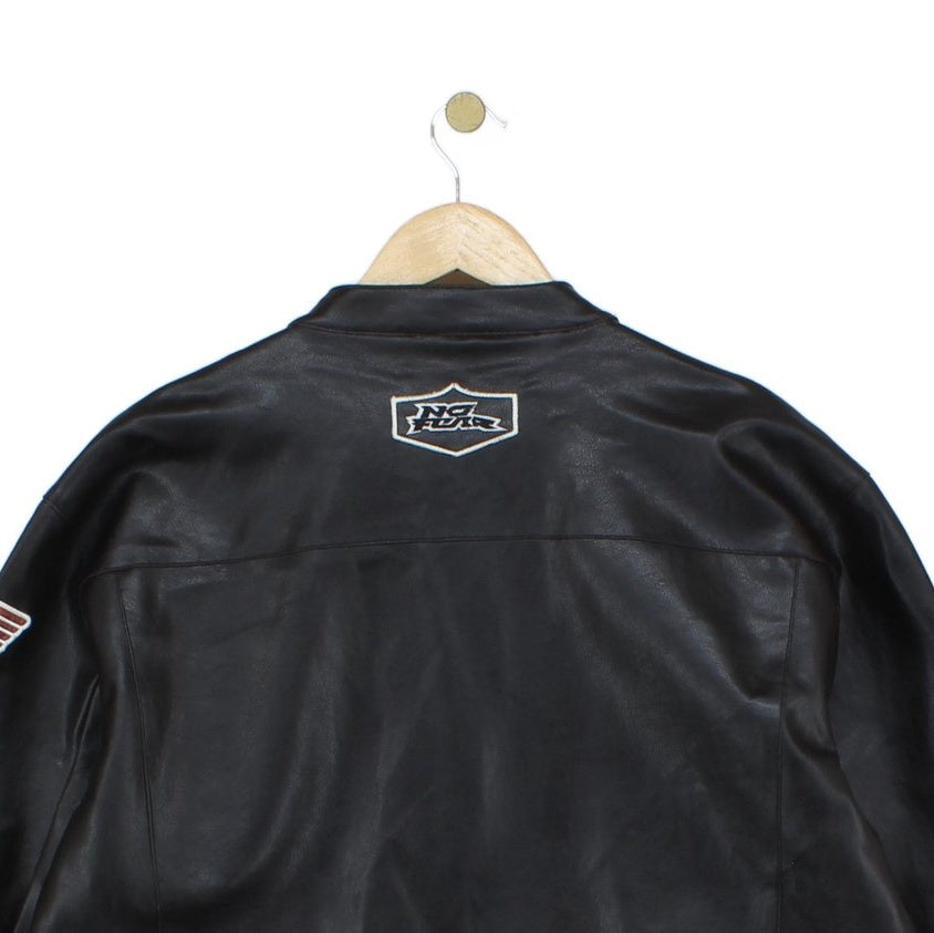 Mens Biker Jacket Full Zip