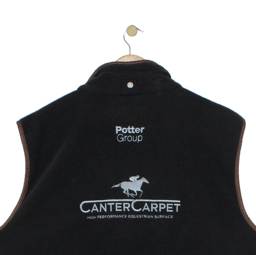 Mens Oakham Fleece Gilet Vest Full Zip Logo