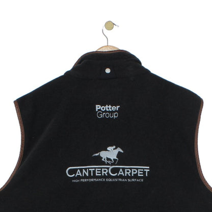Mens Oakham Fleece Gilet Vest Full Zip Logo