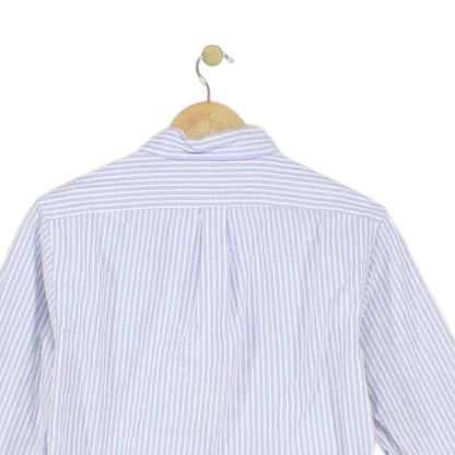 Mens Striped Shirt Button Up Slim Fit