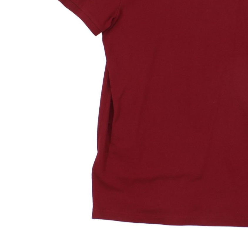 Mens Polo Shirt Stretch Slim Fit Short Sleeve Collared