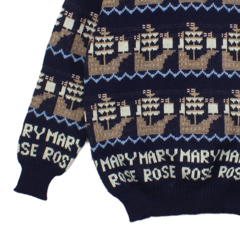 Mens Mary Rose Jumper Uk Made  Knit