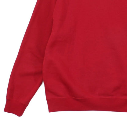 Mens Sweatshirt Crew Neck Embroidered Logo