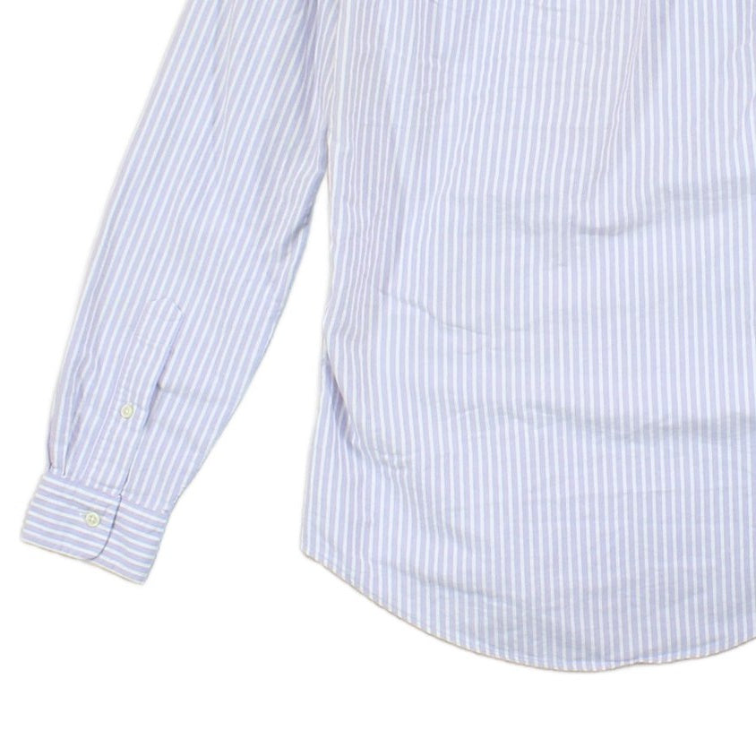 Mens Striped Shirt Button Up Slim Fit