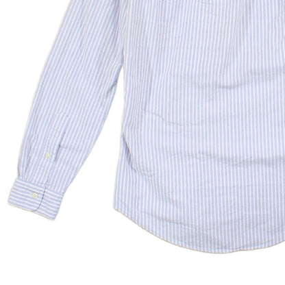 Mens Striped Shirt Button Up Slim Fit
