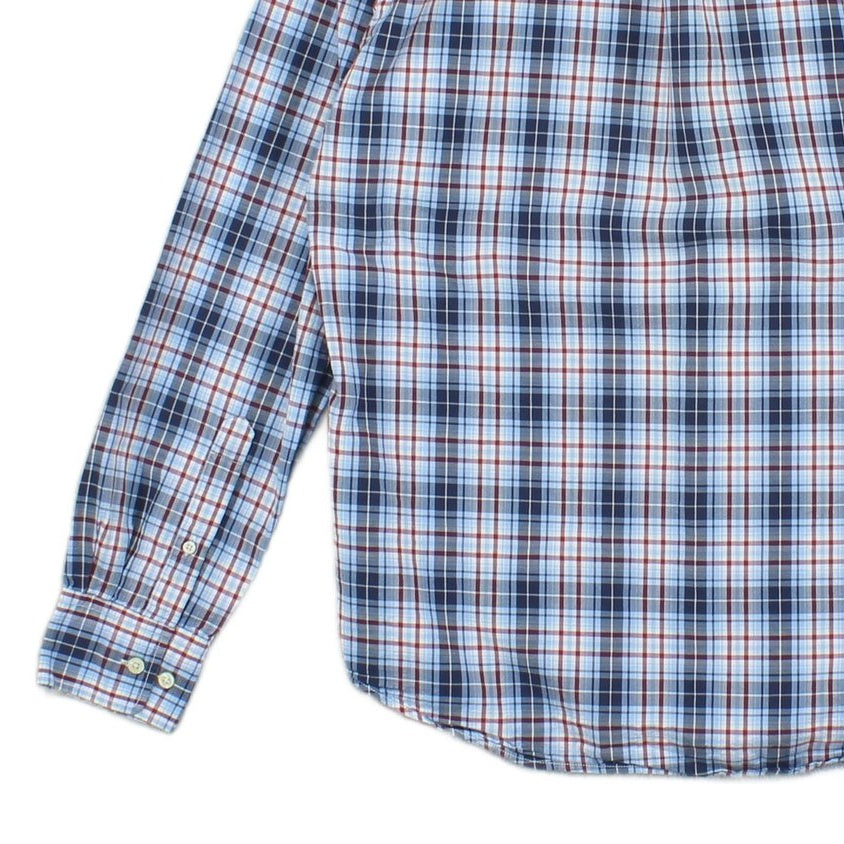 Mens Plaid Shirt Made In Portugal Long Sleeve Check
