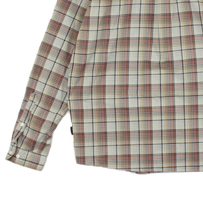 Mens Plaid Shirt Long Sleeve Check