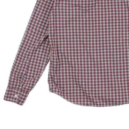 Mens Plaid Shirt Long Sleeve Check