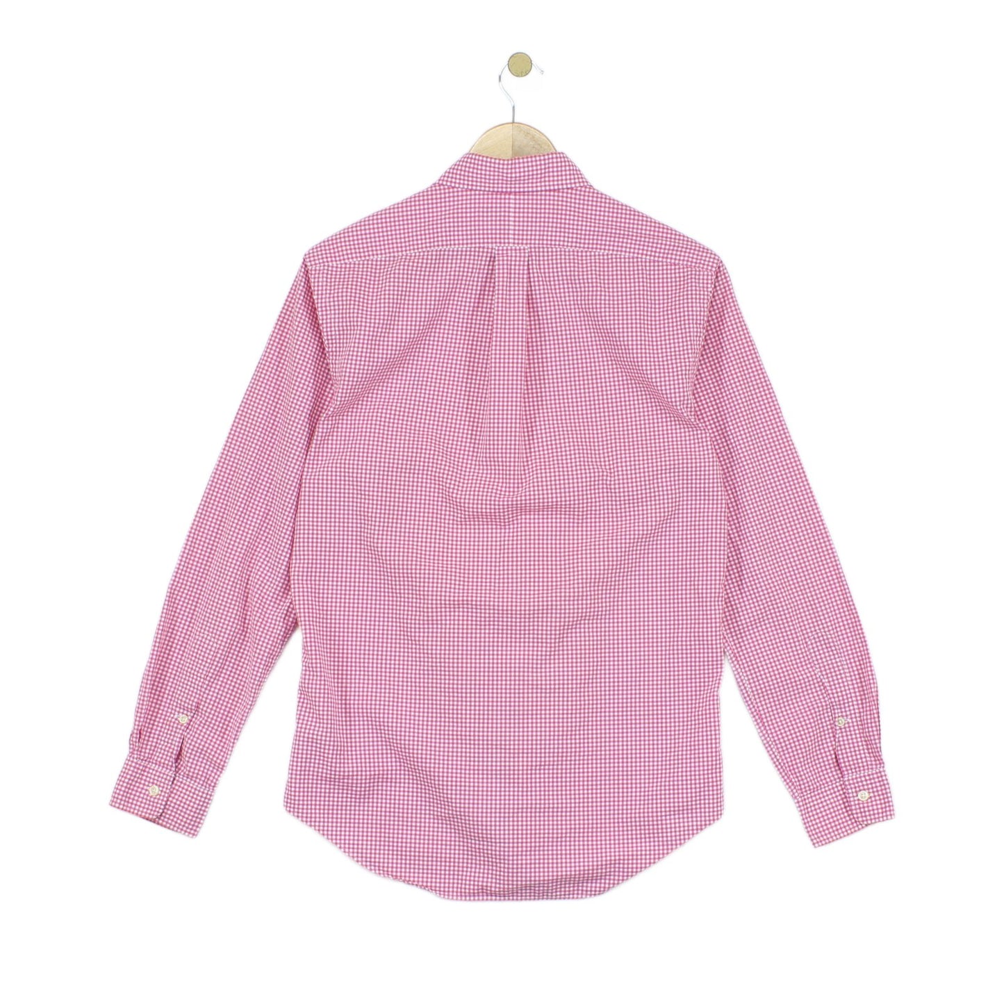 Mens Check Shirt Long Sleeve Slim Fit
