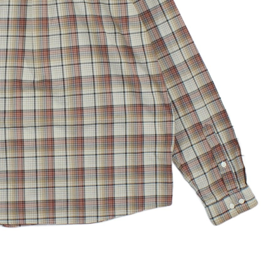 Mens Plaid Shirt Long Sleeve Check