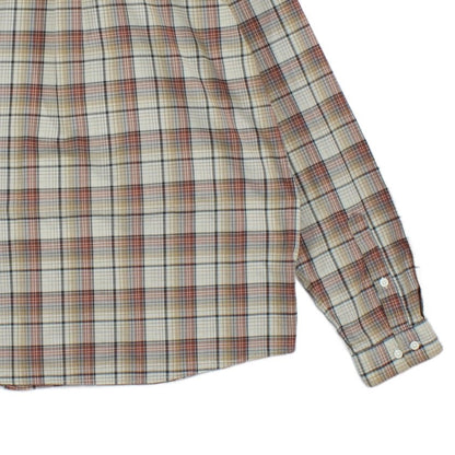 Mens Plaid Shirt Long Sleeve Check