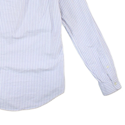 Mens Striped Shirt Button Up Slim Fit