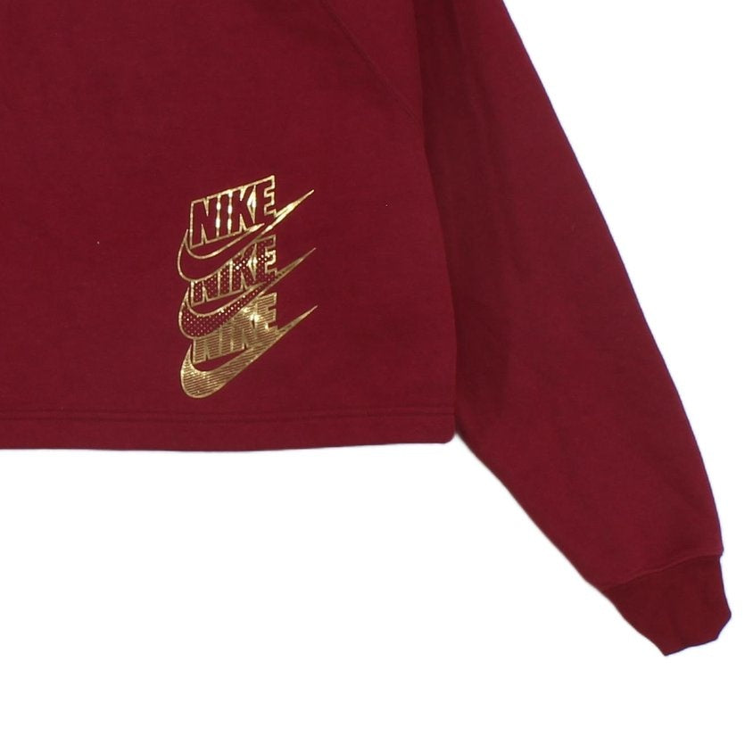 Womens 1/4 Zip Sweatshirt Cropped Pullover