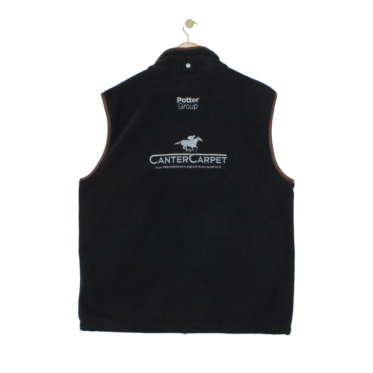 Mens Oakham Fleece Gilet Vest Full Zip Logo