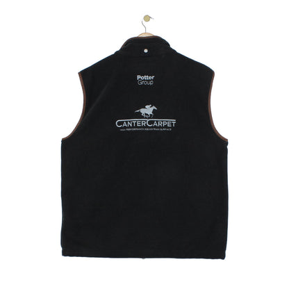Mens Oakham Fleece Gilet Vest Full Zip Logo