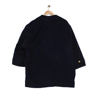 Womens Pea Coat Double Breasted Wool Cashmere